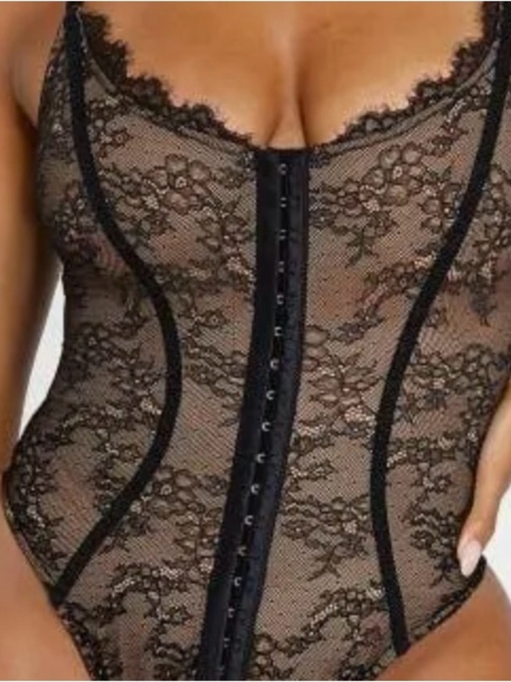 Shapellx Lace Glamour
Flawless Fit Thong Bodysuit